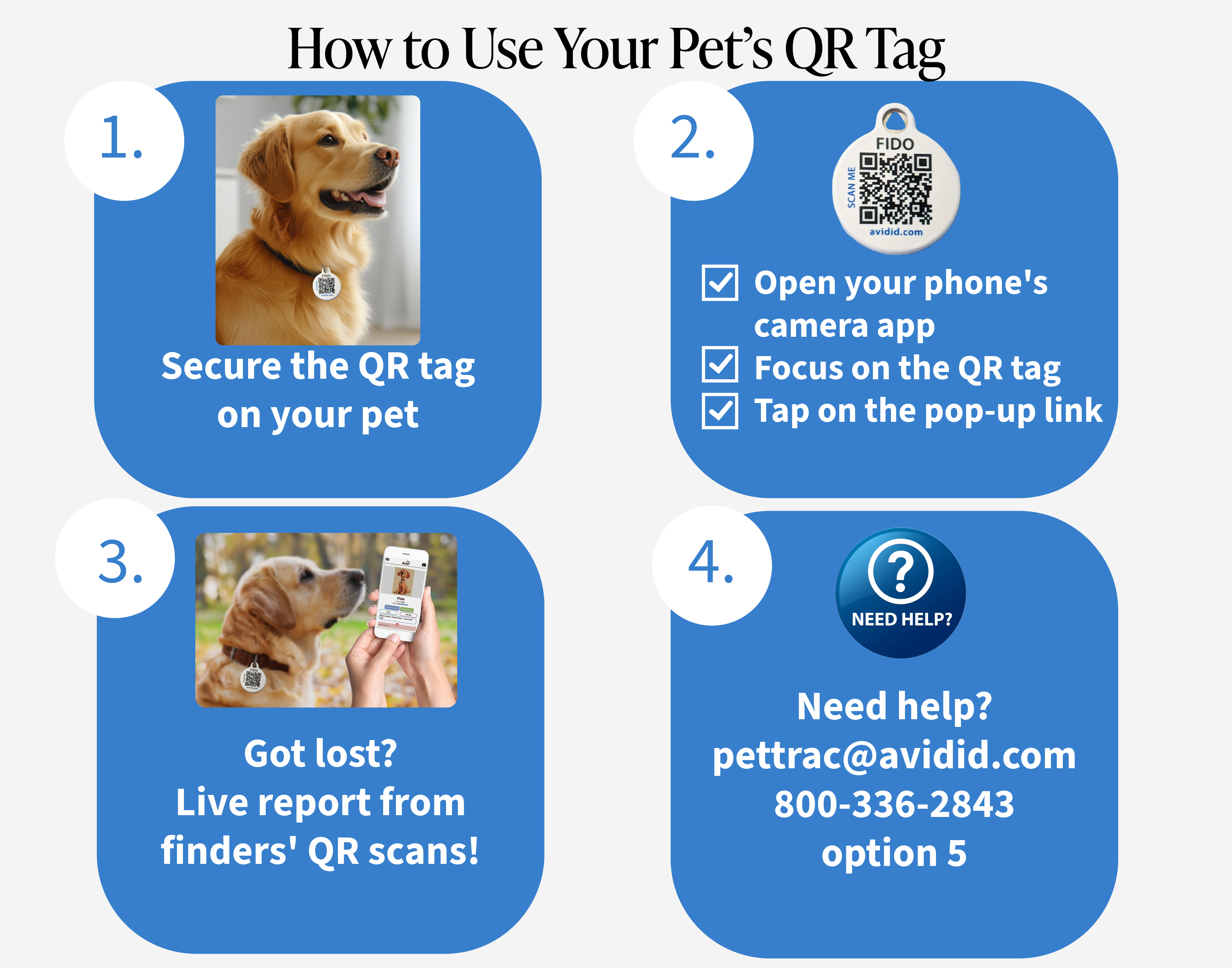 Using PetFinder™ QR